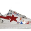 A Bathing Ape Bape Sta Paint Beige -Sneaker Store 001FW12010091