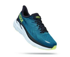 HOKA ONE ONE Clifton 8 - Men's Running Shoes - Blue Coral / Butterfly