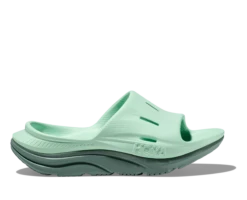 Hoka One One HOKA Ora Recovery Slide 3 Shoes Sandal In Mist Green/Trellis