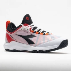 Diadora Speed Blushield Fly AG Men's White/Black/Fiery Red -Sneaker Store 116607 5