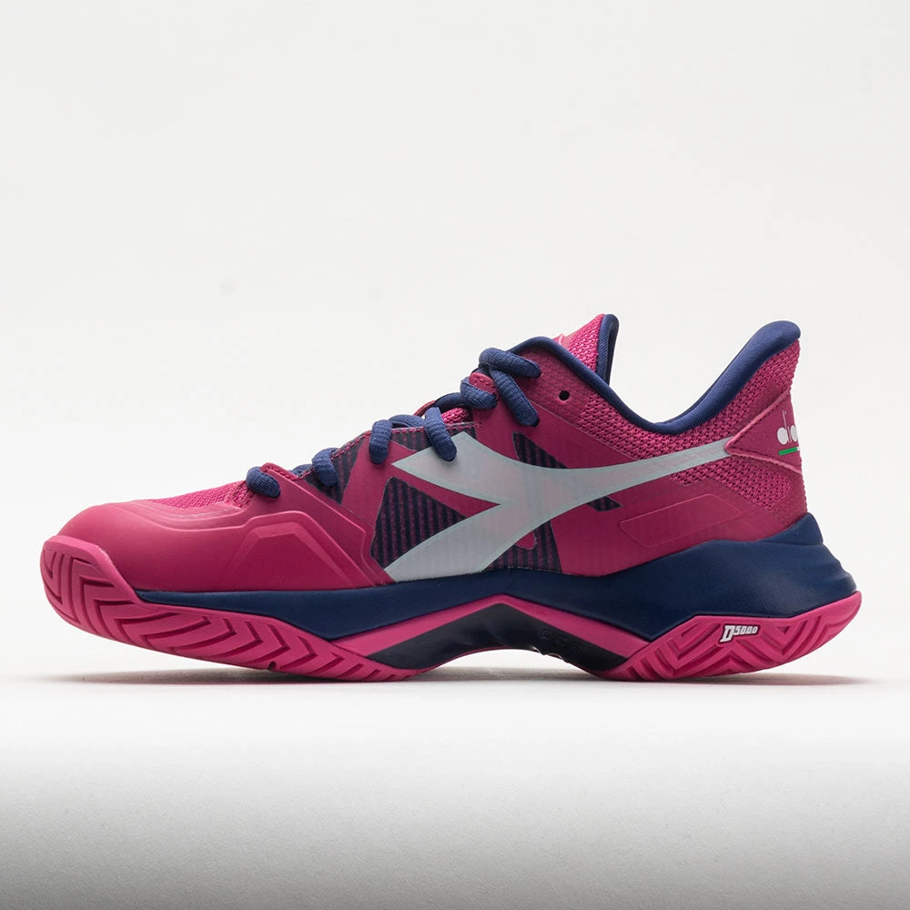Diadora B.Icon 2 AG Women's Pink Yarrow/White/Blueprint 4 Diadora B.Icon 2 AG Women's Pink Yarrow/White/Blueprint - Image 2