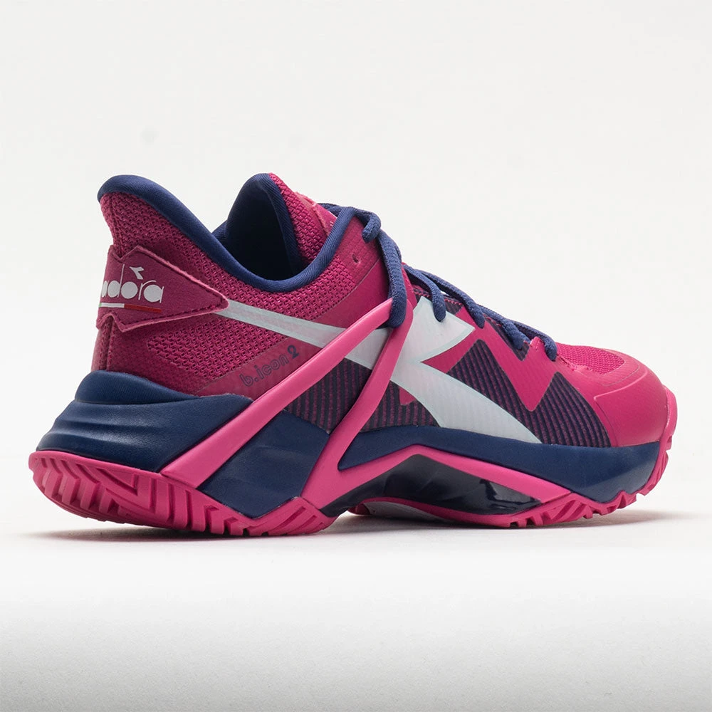 Diadora B.Icon 2 AG Women's Pink Yarrow/White/Blueprint 8 Diadora B.Icon 2 AG Women's Pink Yarrow/White/Blueprint - Image 6