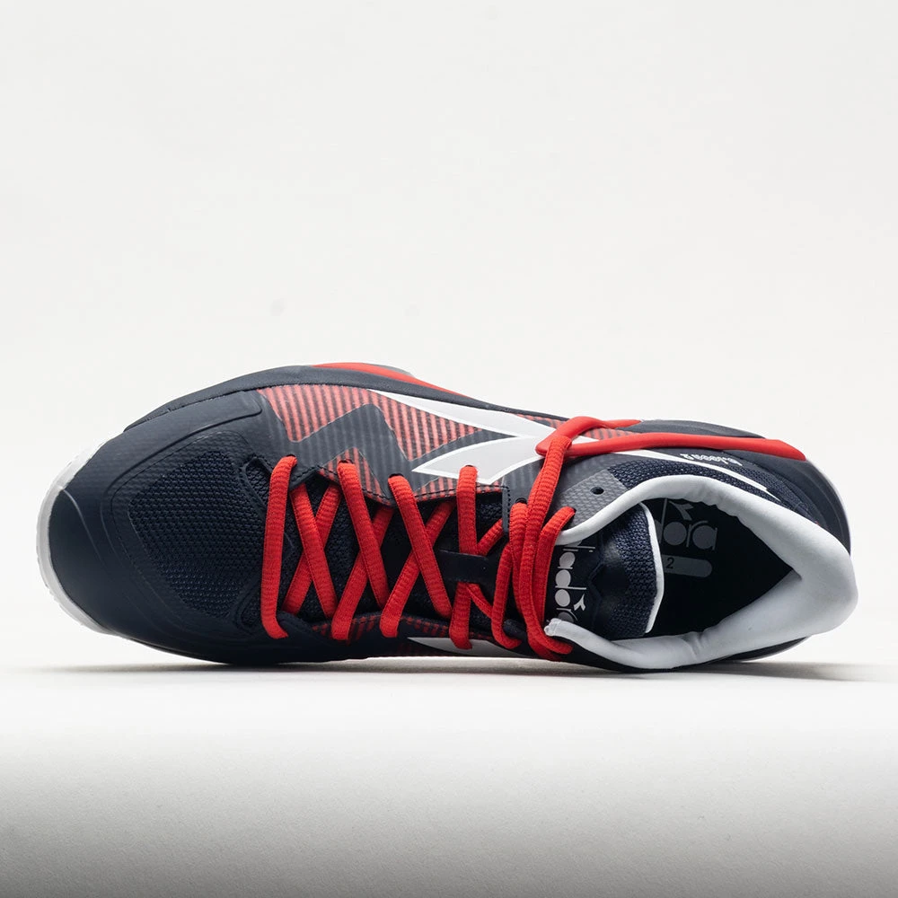 Diadora B.Icon 2 Clay Men's Blue Corsair/White/Fiery Red 5 Diadora B.Icon 2 Clay Men's Blue Corsair/White/Fiery Red - Image 3