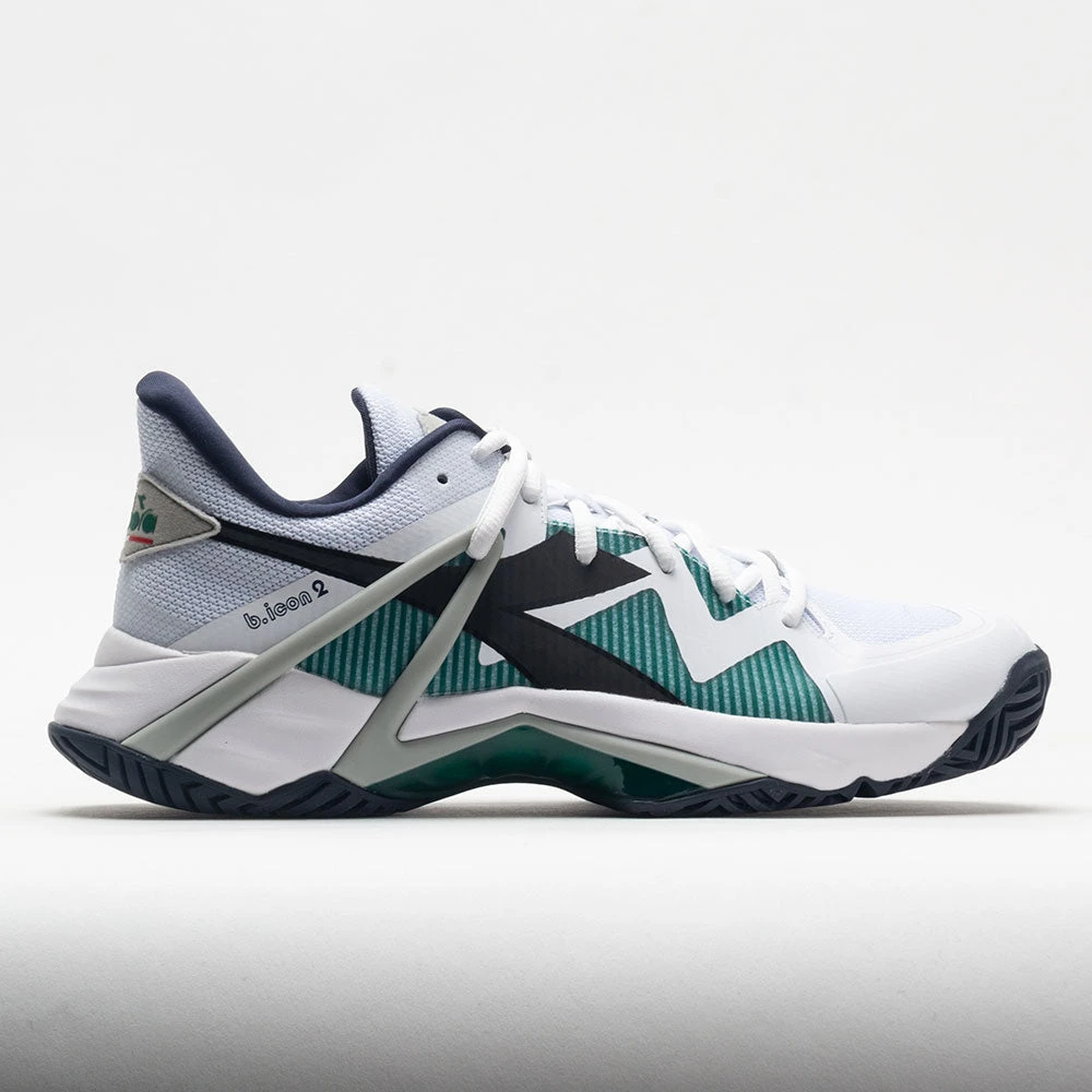 Diadora B.Icon 2 AG Men's White/Black/Blue Corsair 3 Diadora B.Icon 2 AG Men's White/Black/Blue Corsair