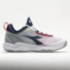 Diadora Blushield Fly 4+ Men's White/Blue Corsair/Fiery Red