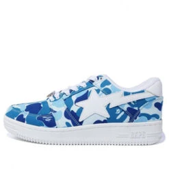 A Bathing Ape A BATHING APE Bape Abc Camo Sta Low Marathon Running Shoes 1G30-191-001-BLUE