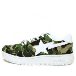 A Bathing Ape A BATHING APE Bape Abc Camo Sta Low Marathon Running Shoes 1G30-191-011-GREEN