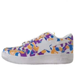 A Bathing Bape Sta Store LA 3 Anniversary Camouflage Fashion Skate Shoes 1G72-191-017