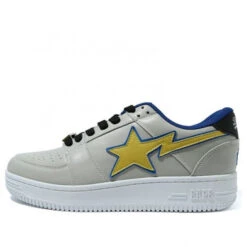 A Bathing Ape A BATHING APE Bape Sta Low Marathon Running Shoes 1G73-191-903-GREY